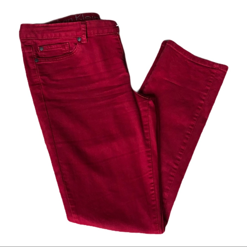 Calvin Klein Red Jeans